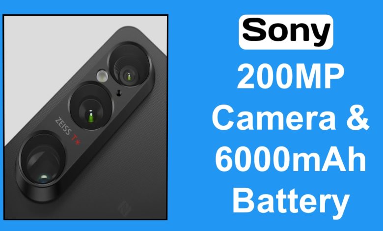 Sony Xperia 1 VI with 200MP best Camera and 6000mAh Battery