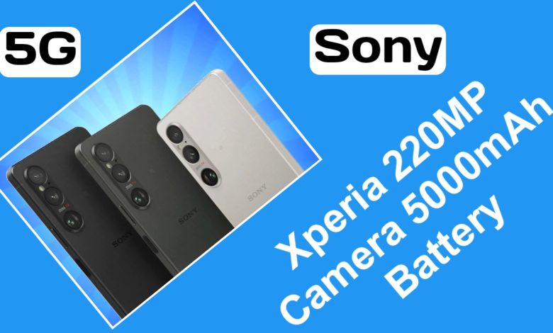 Sony Xperia 220MP Camera 5000mAh Battery and compact design