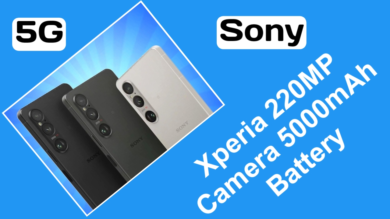 Sony Xperia 220MP Camera 5000mAh Battery and compact design