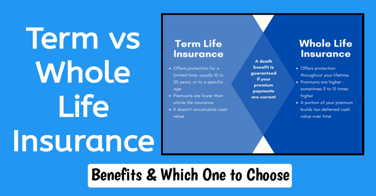 Term vs Whole Life Insurance – One to Choose